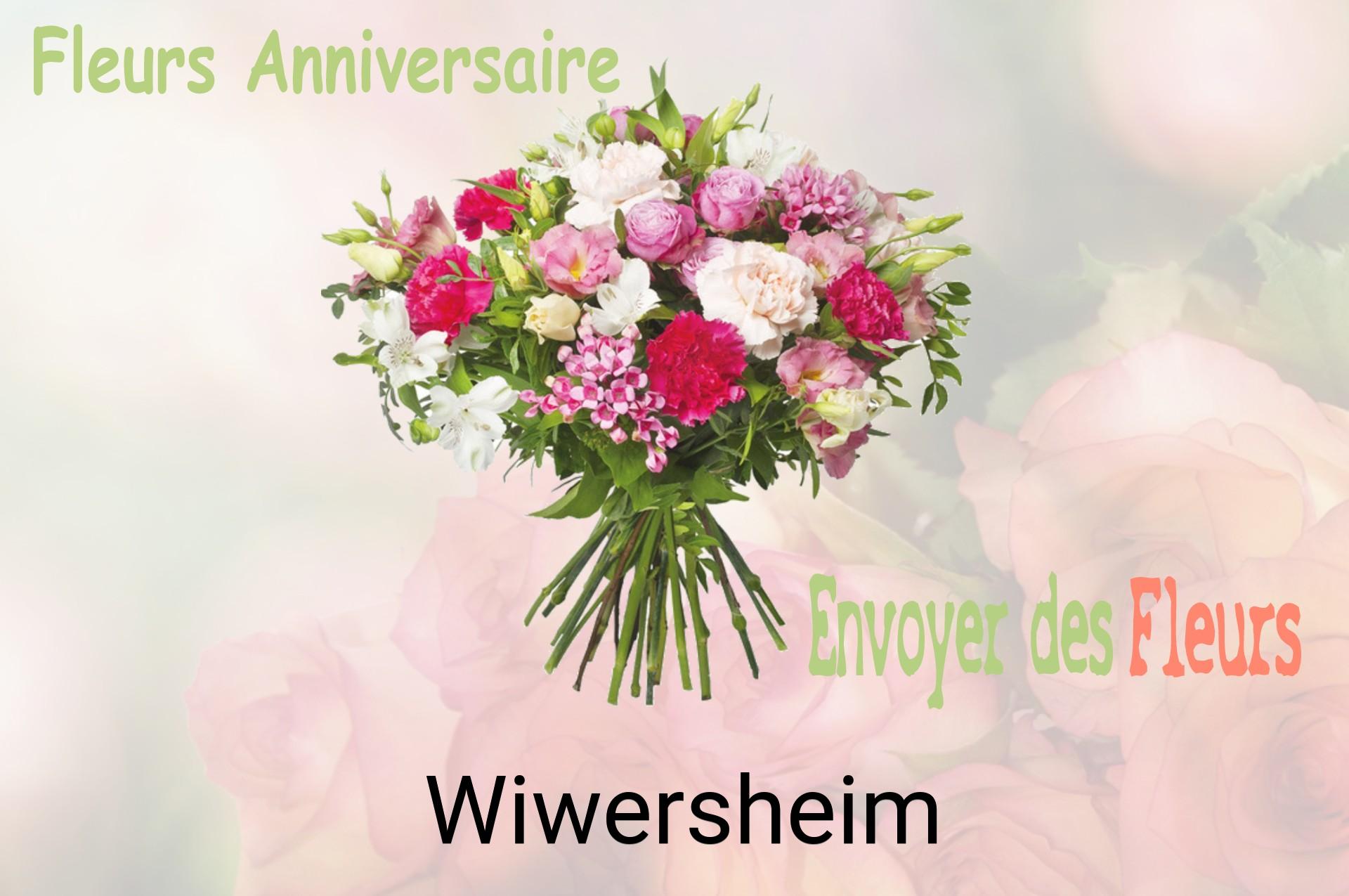 Bouquet de fleurs d’anniversaire livré à Wiwersheim