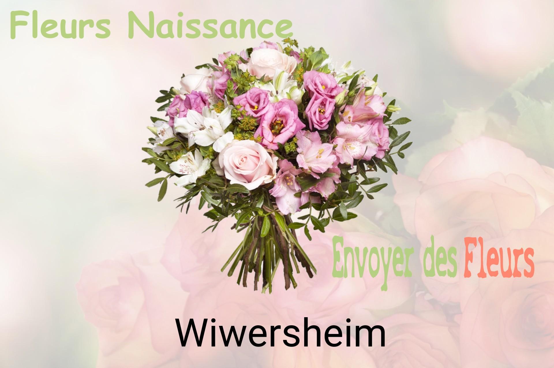 Bouquet de fleurs de naissance livré à Wiwersheim